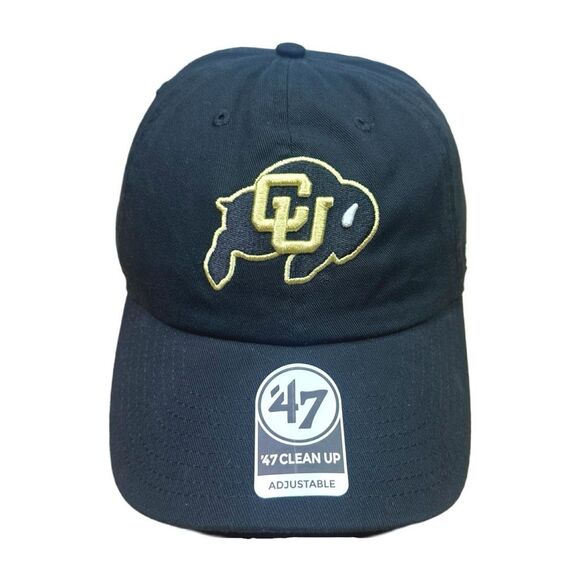 ‘47 Brand Clean Up Colorado University Buffaloes Embroidered Strapback Hat - OS - Picture 1 of 7